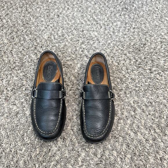 Born Black Leather Loafers Driving Slip On Shoes Women's Size US 6.5 Comfort - Picture 9 of 9